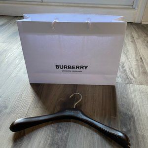 Burberry Large Shopping Bag and wooden Hanger